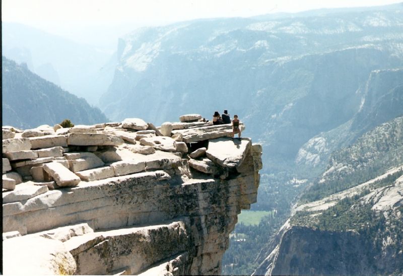 2002-XX Half Dome 00 Aslihan on diving board